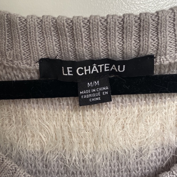 LeChateau Med Knitted Sweater/pink,sparkle - Picture 3 of 6